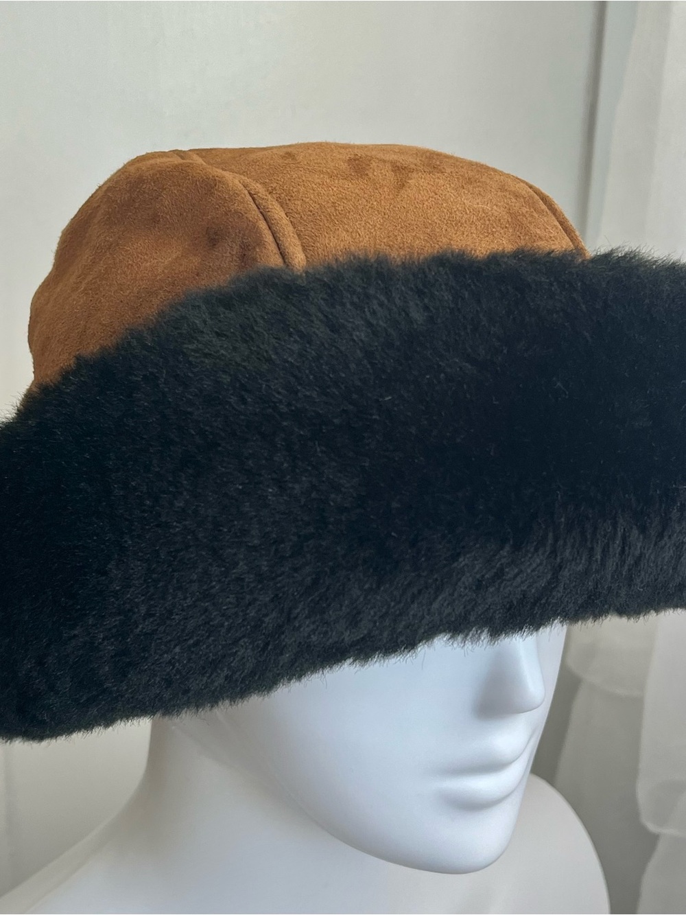 Susan Bradford Winter Hat from Bradford, Vermont brown with black